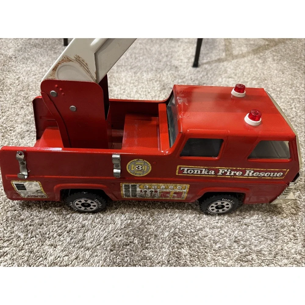 Tonka Fire Rescue Snorkel Unit 3 Pressed Steel.